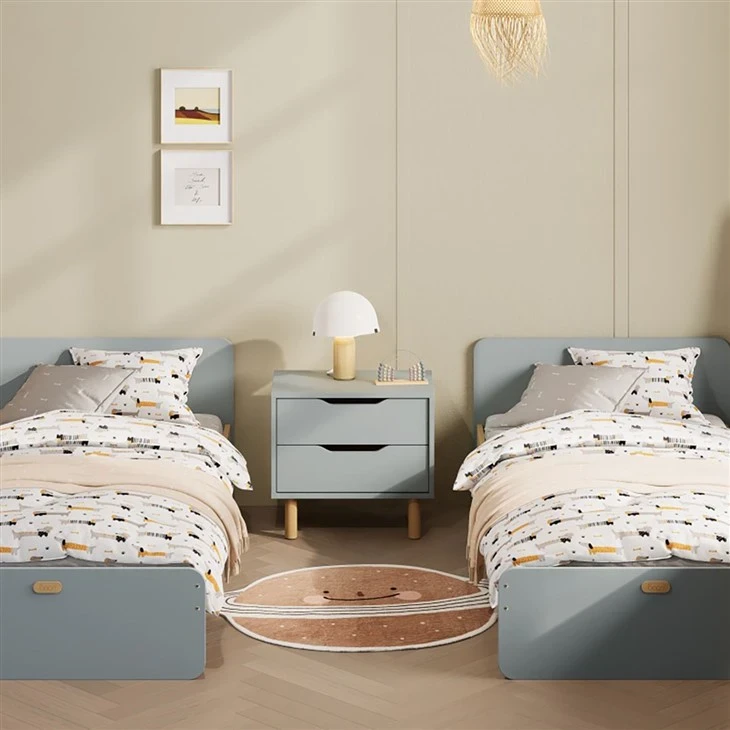 Letto singolo con set materasso