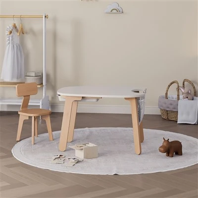 Set tavolo e sedie da gioco per bambini